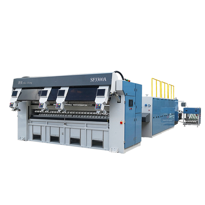 百?gòu)?qiáng)洗滌設(shè)備高速燙平生產(chǎn)線的組成介紹 百?gòu)?qiáng)洗滌設(shè)備高速燙平生產(chǎn)線的組成介紹